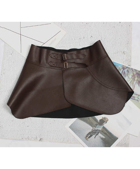 Double Buckle Flare Belt